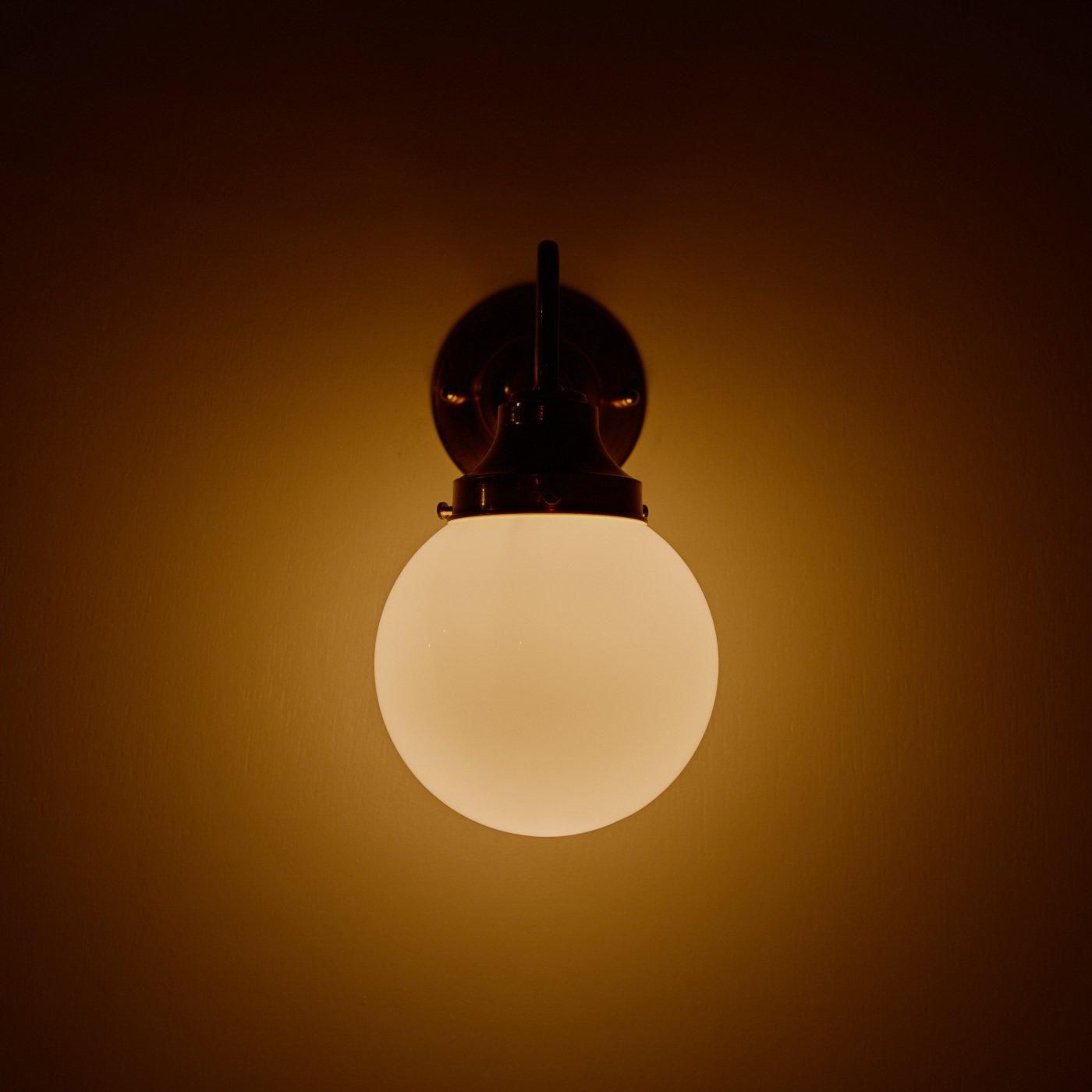 OBL033-WH GLASS SHADE BRACKET LAMP - POINT NO.39|東京 OBL033-WH GLASS SHADE BRACKET LAMP - POINT NO.39|東京