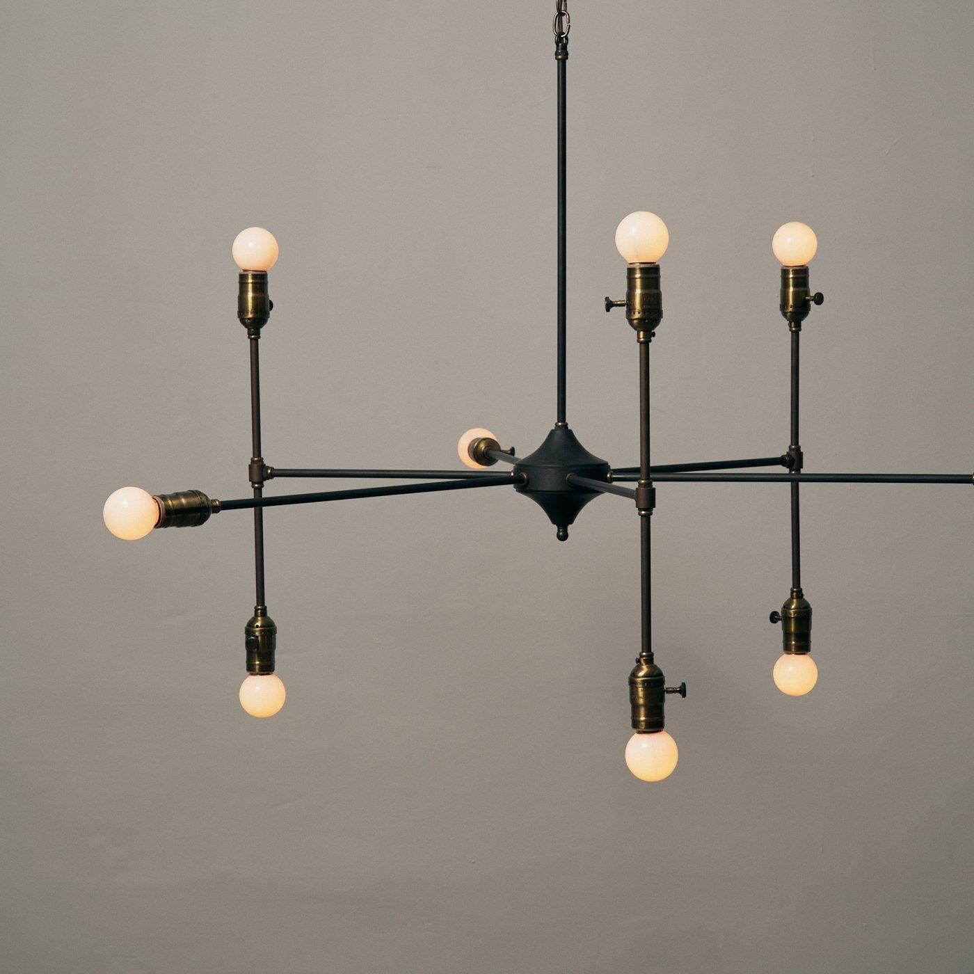 OCH030 9 BULBS CHANDELIER - POINT NO.39｜東京｜五反田｜真鍮照明