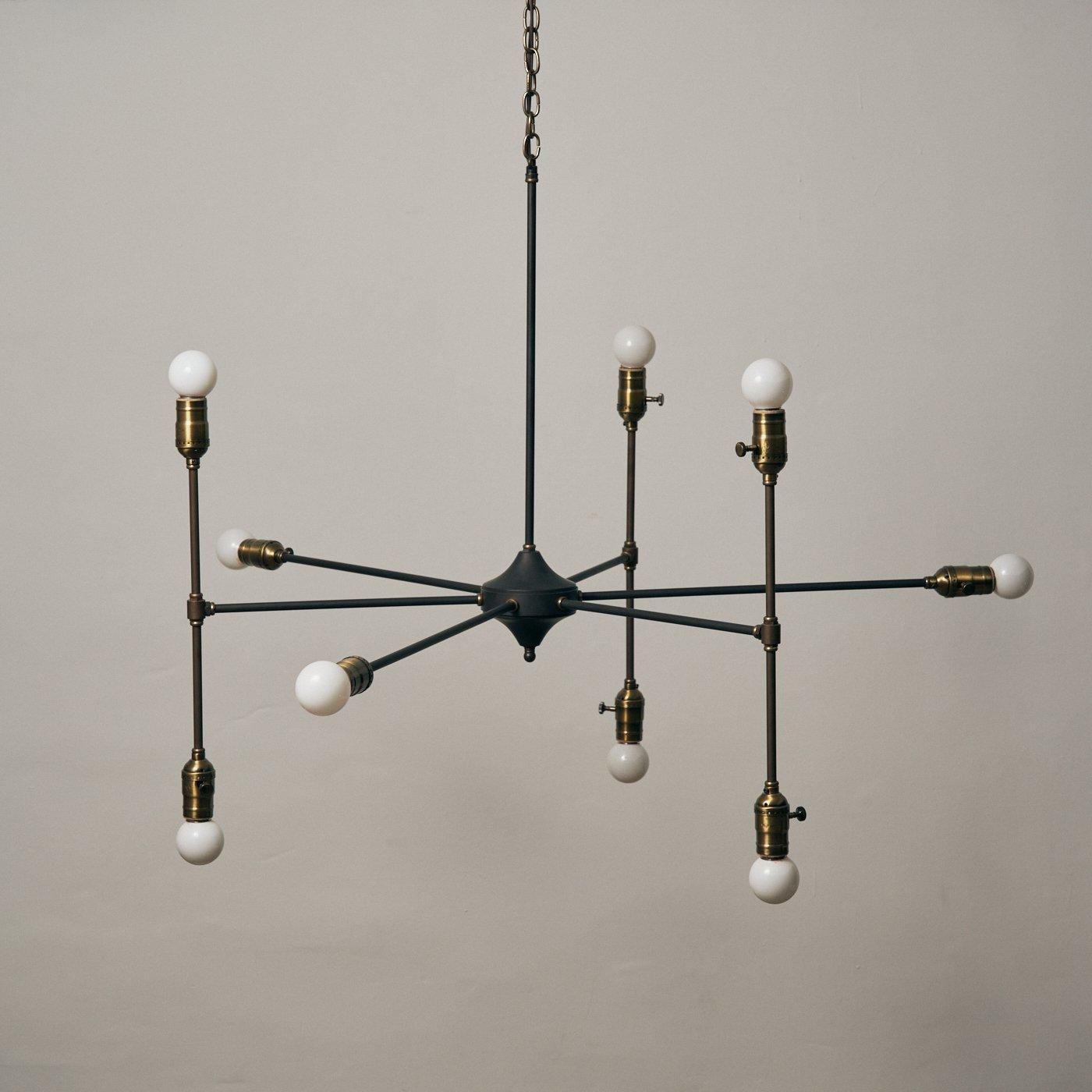 OCH030 9 BULBS CHANDELIER - POINT NO.39｜東京｜五反田｜真鍮