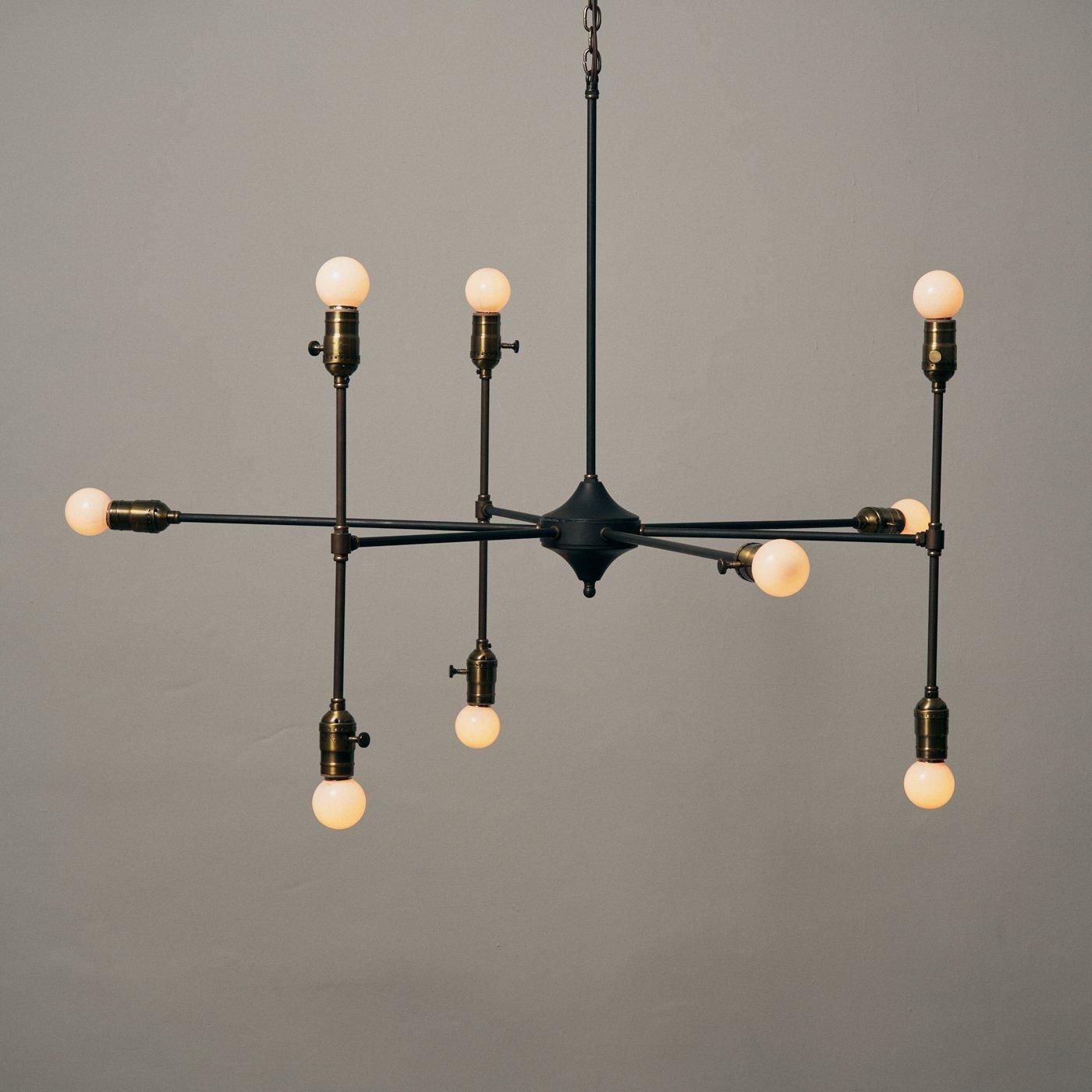 ヴィンテージ　真鍮製フレーム OCH030 9 BULBS CHANDELIER - POINT NO.39｜東京｜五反田｜真鍮