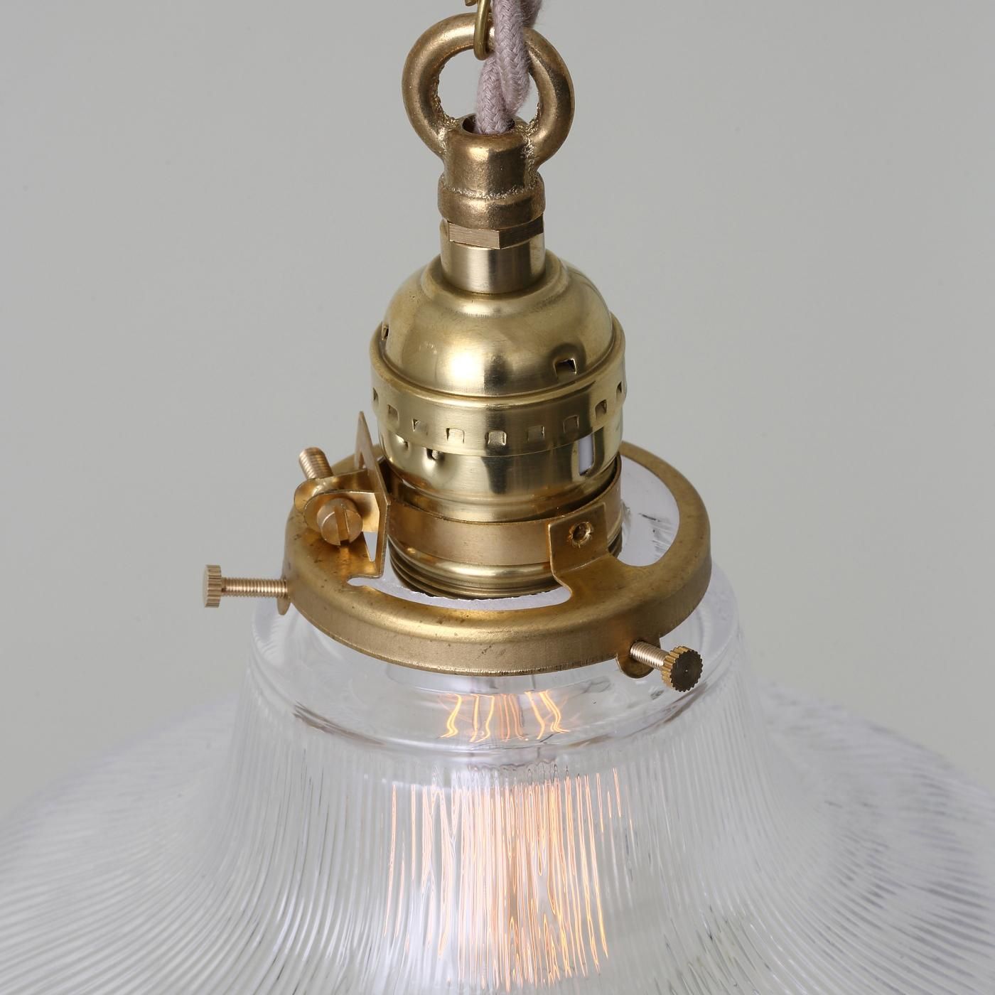 POINT NO.39のオリジナル真鍮ライト2灯 OPL097 GLASS SHADE LAMP - POINT NO.39｜東京｜五反田｜真鍮