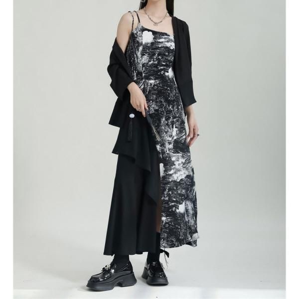 キャミワンピース ロング フレア シフォン 無地 アシンメトリー 楽天市場】ワンピース ロングワンピース マキシワンピース