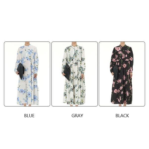 ワンピース ティアード ロング cyard 花柄 リバティプリント