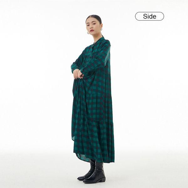 ワンピース ティアード ロング cyard ギンガムチェック柄 ブリ ワンピース ティアード ロング cyard ギンガムチェック柄 ブリ