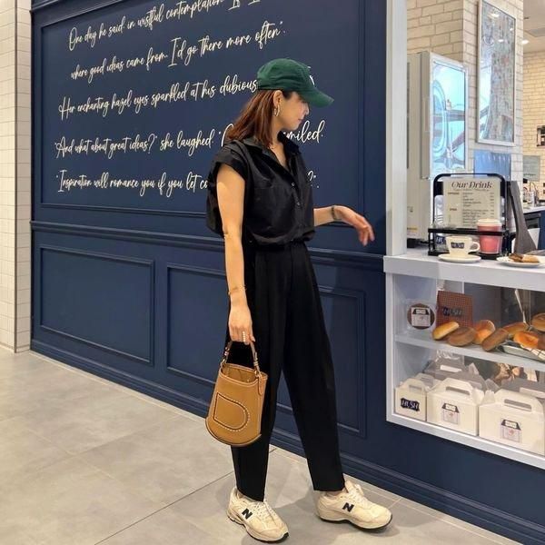 セットアップ | ジャンバルック ナイロン フレア キュロット