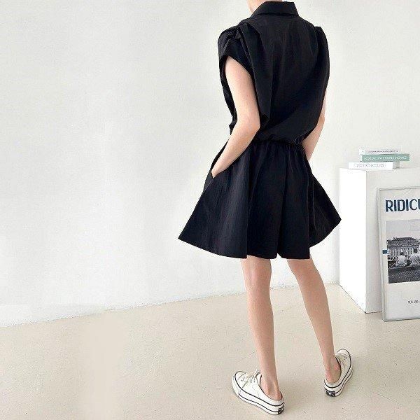 セットアップ | ジャンバルック ナイロン フレア キュロット セットアップ | ジャンバルック ナイロン フレア キュロット