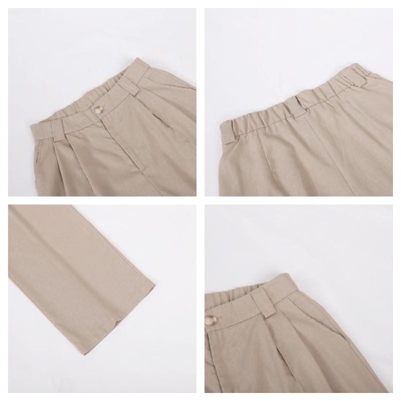 セットアップ リネン ベスト ショート パンツ ノースリーブ 5 セットアップ リネン ベスト パンツ 2点セット スーツ タック