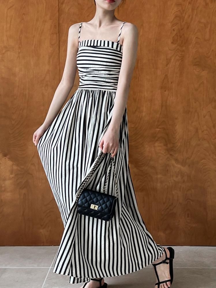 シャーリーテンプル110マカロンストライプワンピース