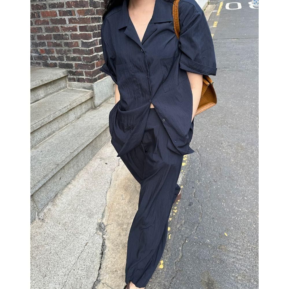 セットアップ 半袖シャツ | カジュアルパンツ - orubia