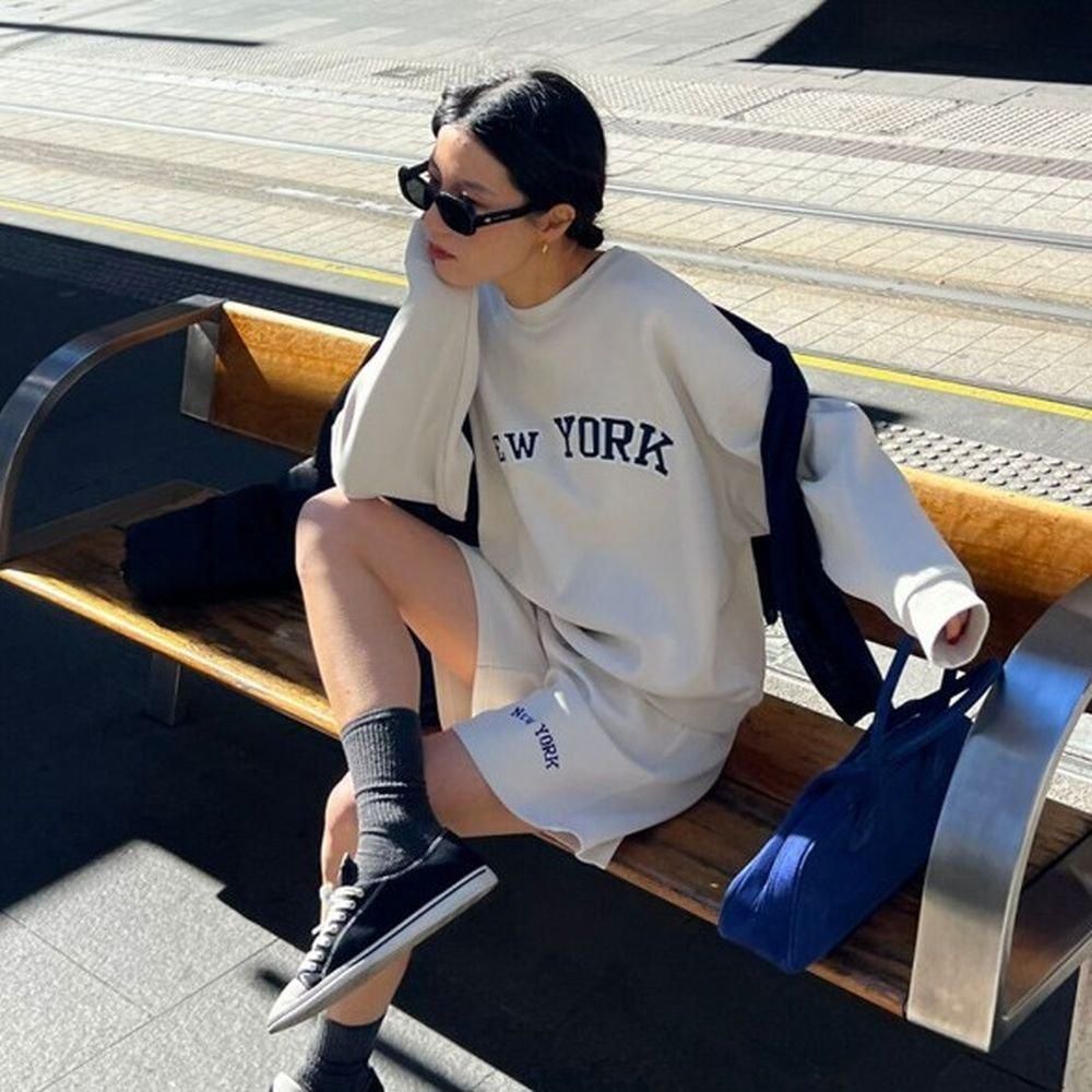 スウェット NEWYORK刺繍 | トレーナー レディース - orubia