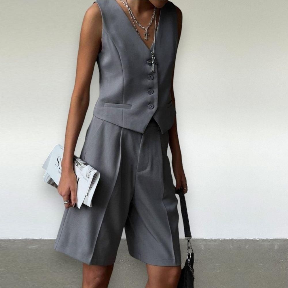 セットアップ ベスト | ハーフパンツ スーツ - orubia