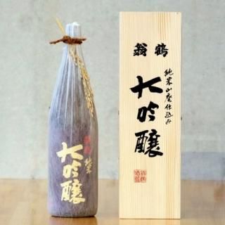 翁鶴 純米大吟醸　1,800ml（一升）