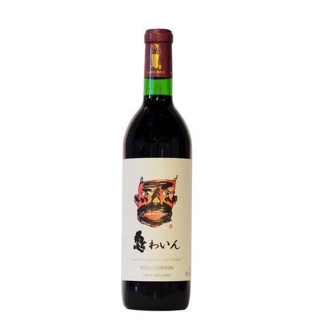 鬼ワイン 赤 720ml - 京都丹波の地酒 大石酒造 翁鶴（おきなづる）