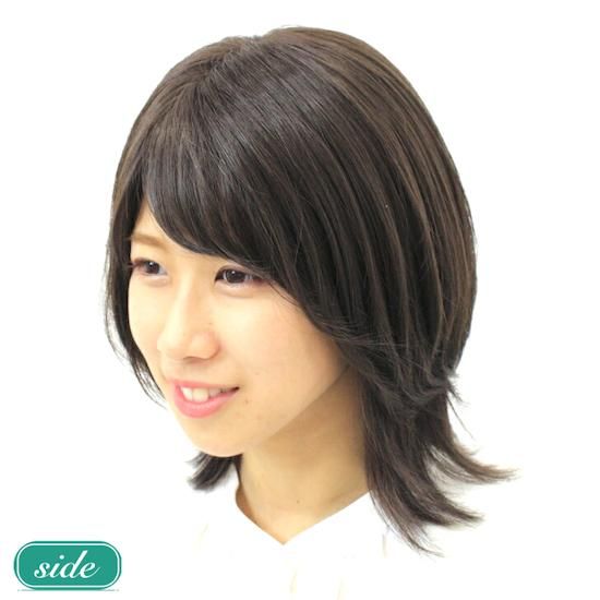 マッシュウルフ スタイル|医療用ウイッグ おすすめの女性かつらならミアルチェ