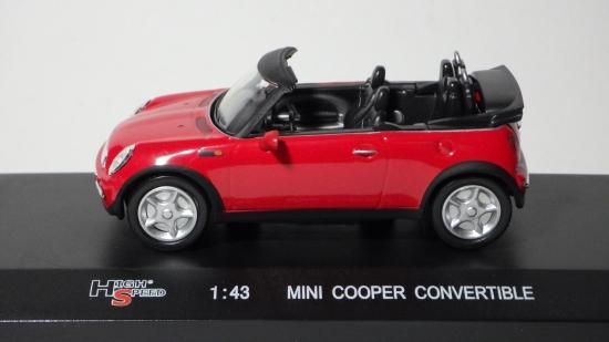 芸能人 愛用の通販 ハイスピード ミニクーパー ル・プティ・モンド - 赤 カブリオレ ミニカー