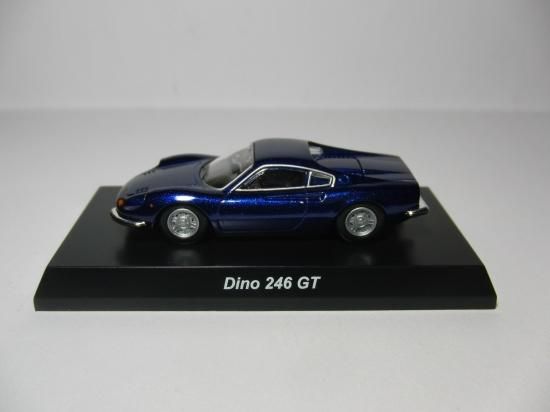京商 フェラーリ ディーノ246GT 紺 - ル・プティ・モンド 小さな 京商 フェラーリ ディーノ246GT 紺 - ル・プティ・モンド 小さな