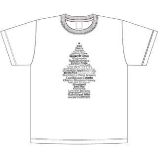 【Tシャツ】リトル・ツリー Fragrance Tree LT-KP-TS-01WH  後染めホワイト