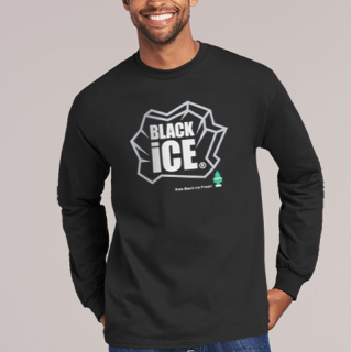 ڥ󥰥꡼ Tġ</br>ȥ롦ĥ꡼ BLACK iCE LOGO </br>LT-KP-LTS-01BK ֥å