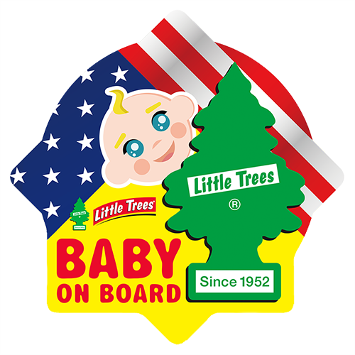 【ベビー オン ボード ステッカー】リトル・ツリー グリーン シンボル LT-BUD-BBST-002 - Online Shop for  LITTLE TREE BIG FANS