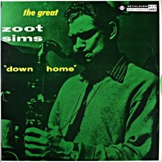 DOWN HOME THE GREAT ZOOT SIMS US