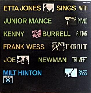 ETTA JONES SINGS WITH JUNIOR MANCE KENNY BURRELL