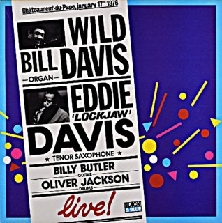WILD BILL DAVIS / EDDIE DAVIS LIVE ! France盤