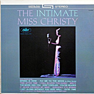JUNE CHRISTY THE INTIMATE MISS CHRISTY