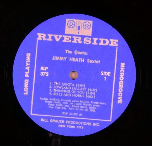 ジャズレコード　ジミー・ヒース/ザ・クォーター JAZZCAT-RECORD