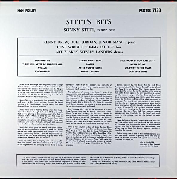 Sonny Stitt / ソニー・スティット「A Little Bit Of Stitt / ア