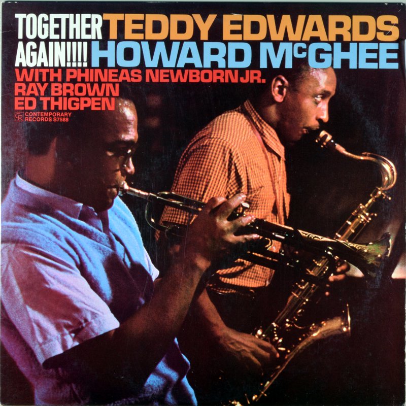 TEDDY EDWARDS ＆ HOWARD McGHEE TOGERTHER AGAIN! Us盤 - JAZZCAT-RECORD