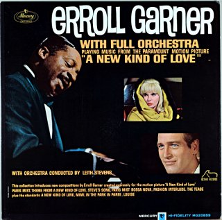 ERROLL GARNER WITH FULL ORCHSTRA ”A NEW KIND OF LOVE” Original盤