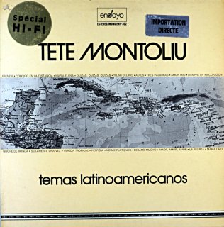 TETE MONTOLIU TEMAS LATIONAMERCANOS Spanish盤