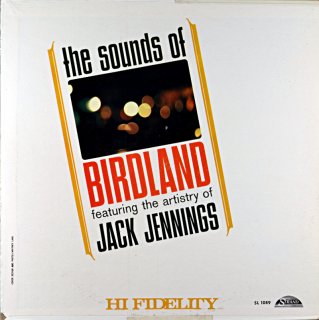 JACK JENNINGS THE SOUNDS OF BIRDLAND Original