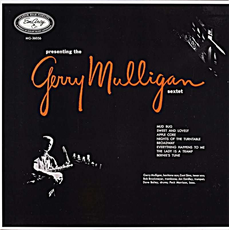 PRESENTING THE GERRY MULLIGAN SEXTET - JAZZCAT-RECORD