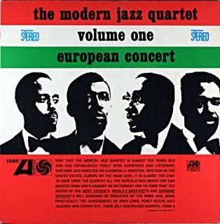 MODERN JAZZ QUARTET EUROPEAN CONCERT VOL.1