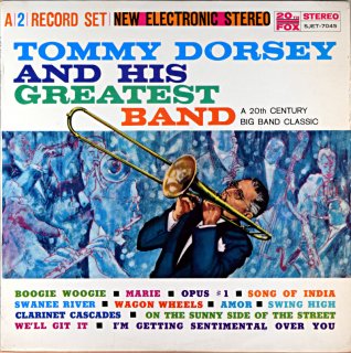 TOMMY DORSEY AND HIS GREATEST BAND