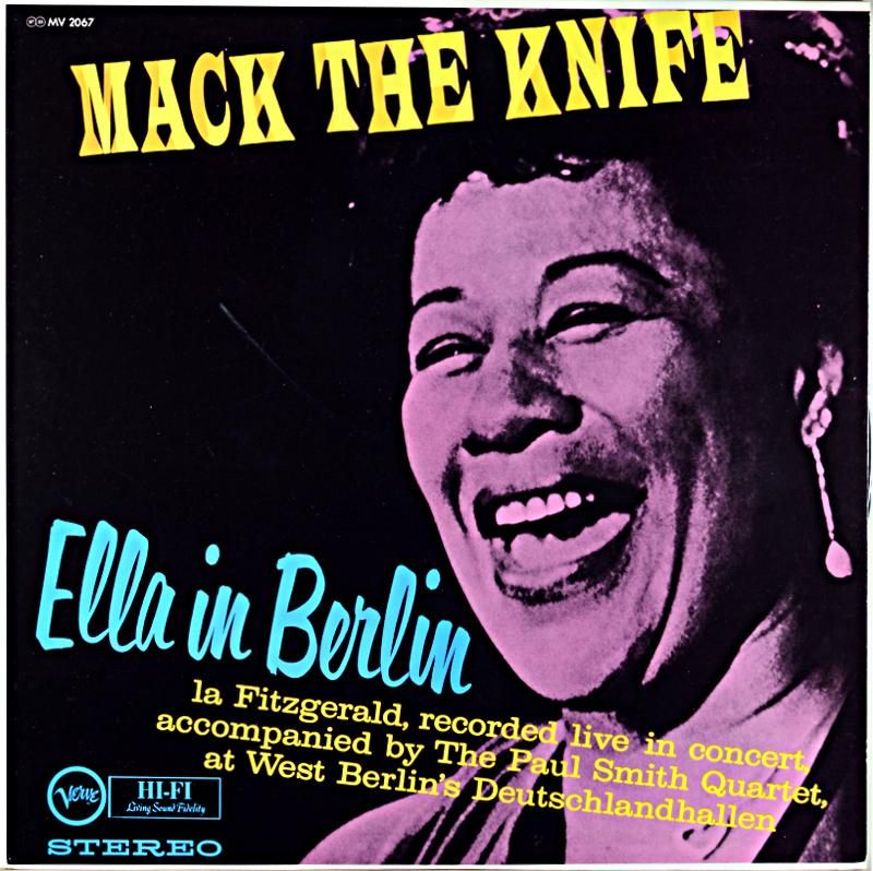 MACK THE KNIFE ELLA IN BERLIN JAZZCAT-RECORD エラ・フィッツジェラルド/マック・ザ・ナイフ=イン・ベルリン