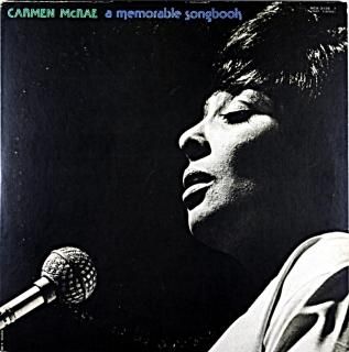 CARMEN McRAE A MEMORABLE SONGBOOK 2