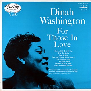 DINAH WASHINGTON FOR THOSE IN LOVE