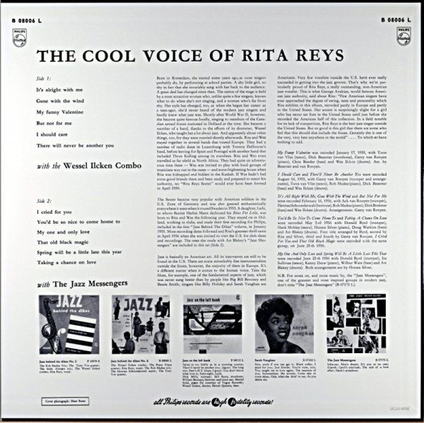 THE COOL VOICE OF RITA REYS JAZZCAT-RECORD