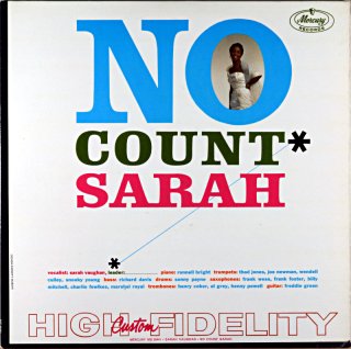 NO COUNT SARAH SARAH VAUGHAN Original盤