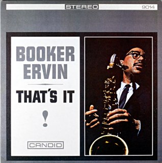 THAT'S IT! BOOKER ERVIN Itarian盤