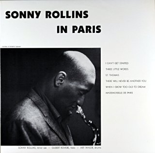 SONNY ROLLINS IN PARIS Itarian