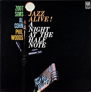 ZOOT SIMS JAZZ ALINVE A NIGHT AT THE HALF NOTE