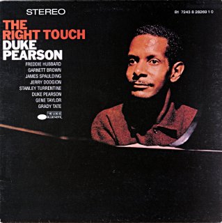 THE RIGHT TOUCH DUKE PEARSON Canadian盤