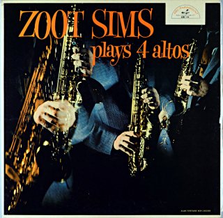 ZOOT SIMS PLAYS 4 ALTOS Original