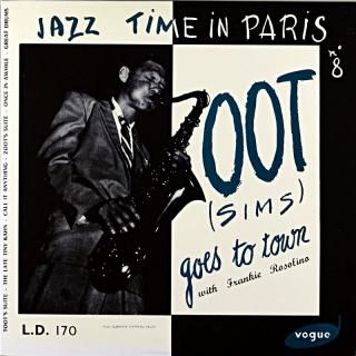 ZOOT SIMS JAZZ TIME IN PARIS VOL.8 10inch
