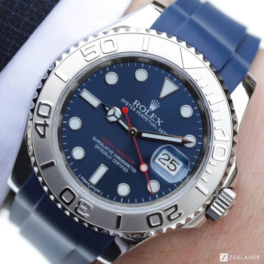 ヨットマスター用ラバーベルト 16622/116622等【EBISU LEATHER ヨットマスター用ラバーベルト 16622/116622等【EBISU LEATHER