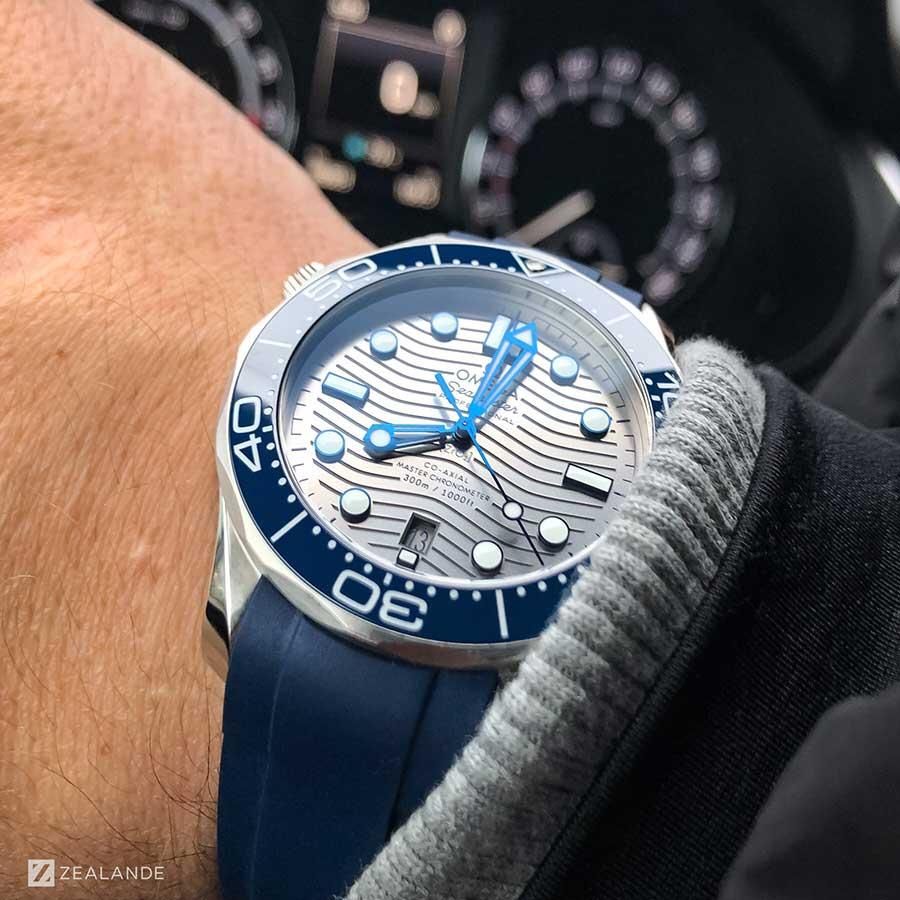 ラバーベルト：オメガシーマスター Seamaster Diver 300m Co