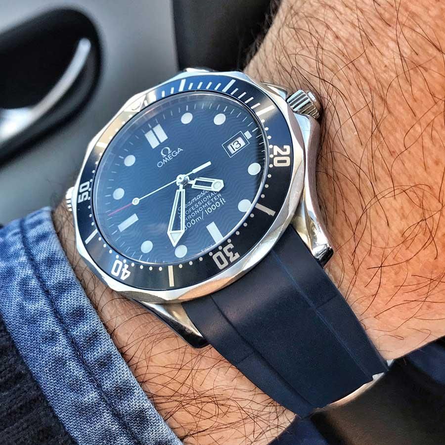 ラバーベルト：シーマスター ダイバー300M ”ジェームズ・ボンド” OMEGA Seamaster Diver 300m 